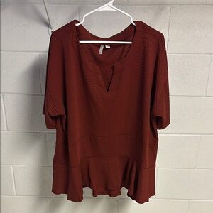 Cato Boxy Peplum Blouse. Size 18/20